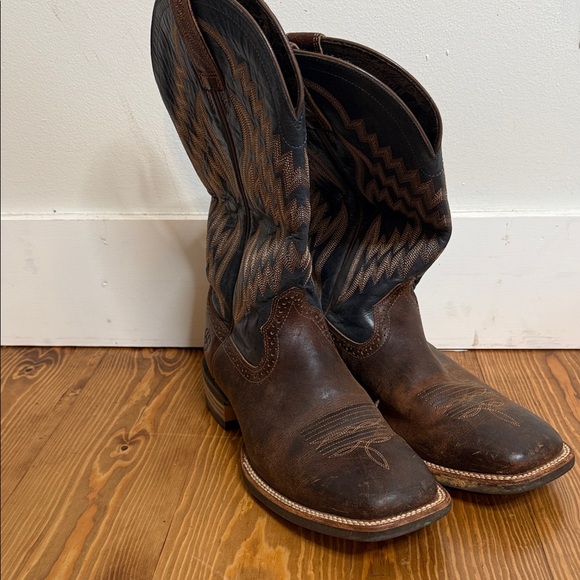 Ariat Brown Leather Cowboy Boots